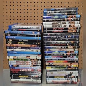 DVDs and Blu-ray Movies **5 For $20**